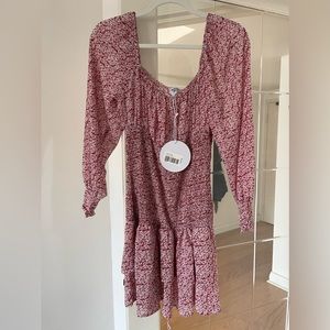 Princess Polly long sleeve ruched dress